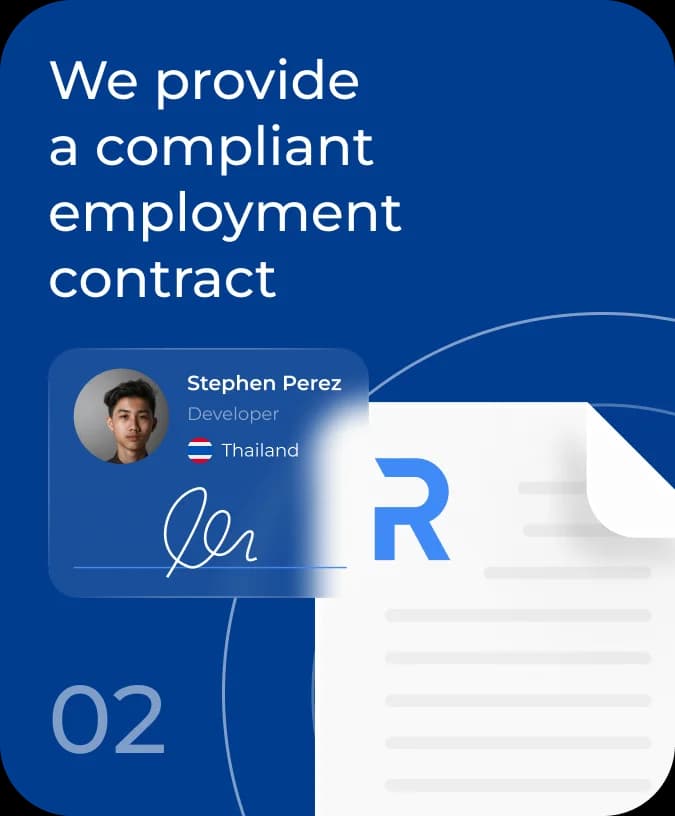 We provide a compliant employment contract